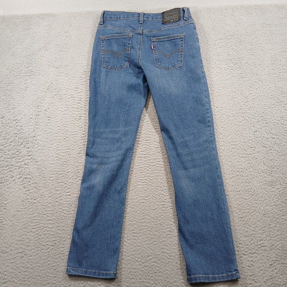 Levi's 511 Slim Performance Jeans Big Boys 14 Regular W27 L27 Blue EUC - Picture 3 of 14